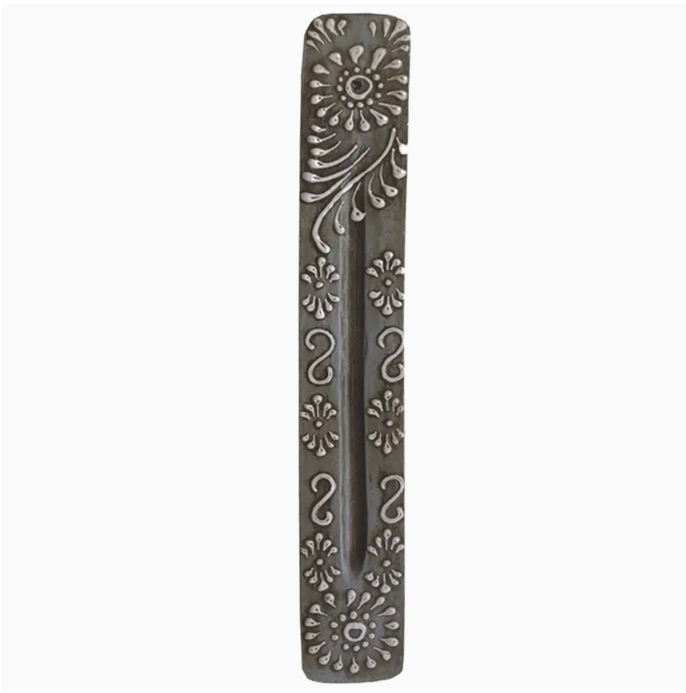 Wooden Incense Holder – Grey