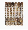 Wooden Incense Stick Holder – Brass Inlay